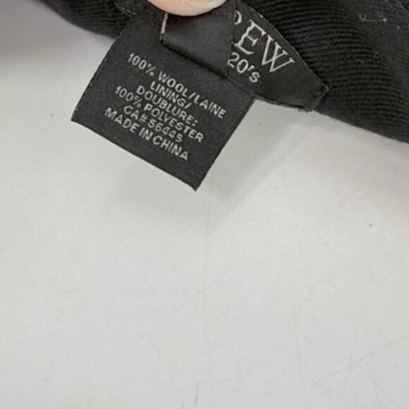 J.Crew Super 120's Pencil Skirt Black 100% Wool Pencil Skirt 8 Office See Pics - Picture 9 of 12